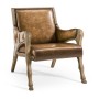 Echo Canyon Leather & Hide Occasional Chair