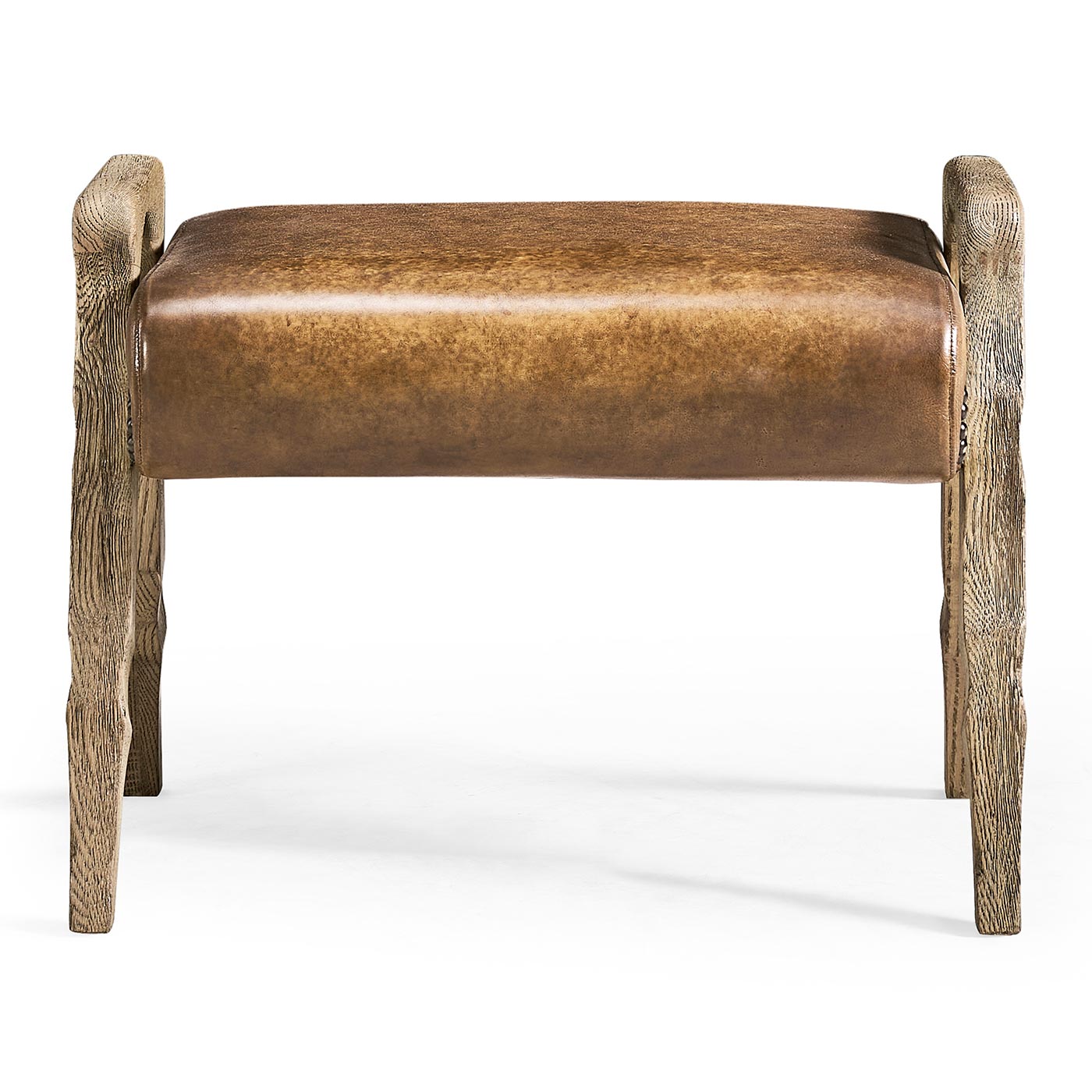 Echo Canyon Leather Footstool