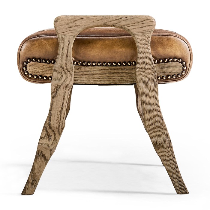 Echo Canyon Leather Footstool