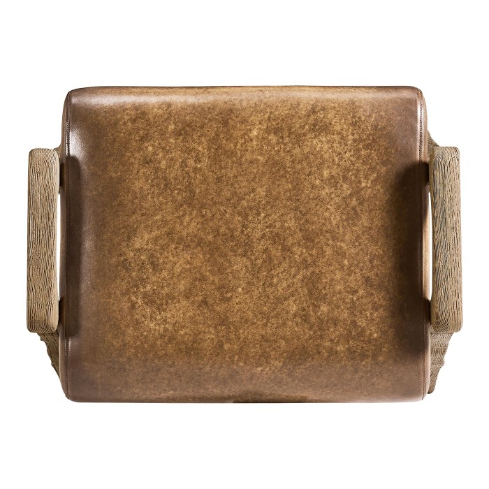Echo Canyon Leather Footstool
