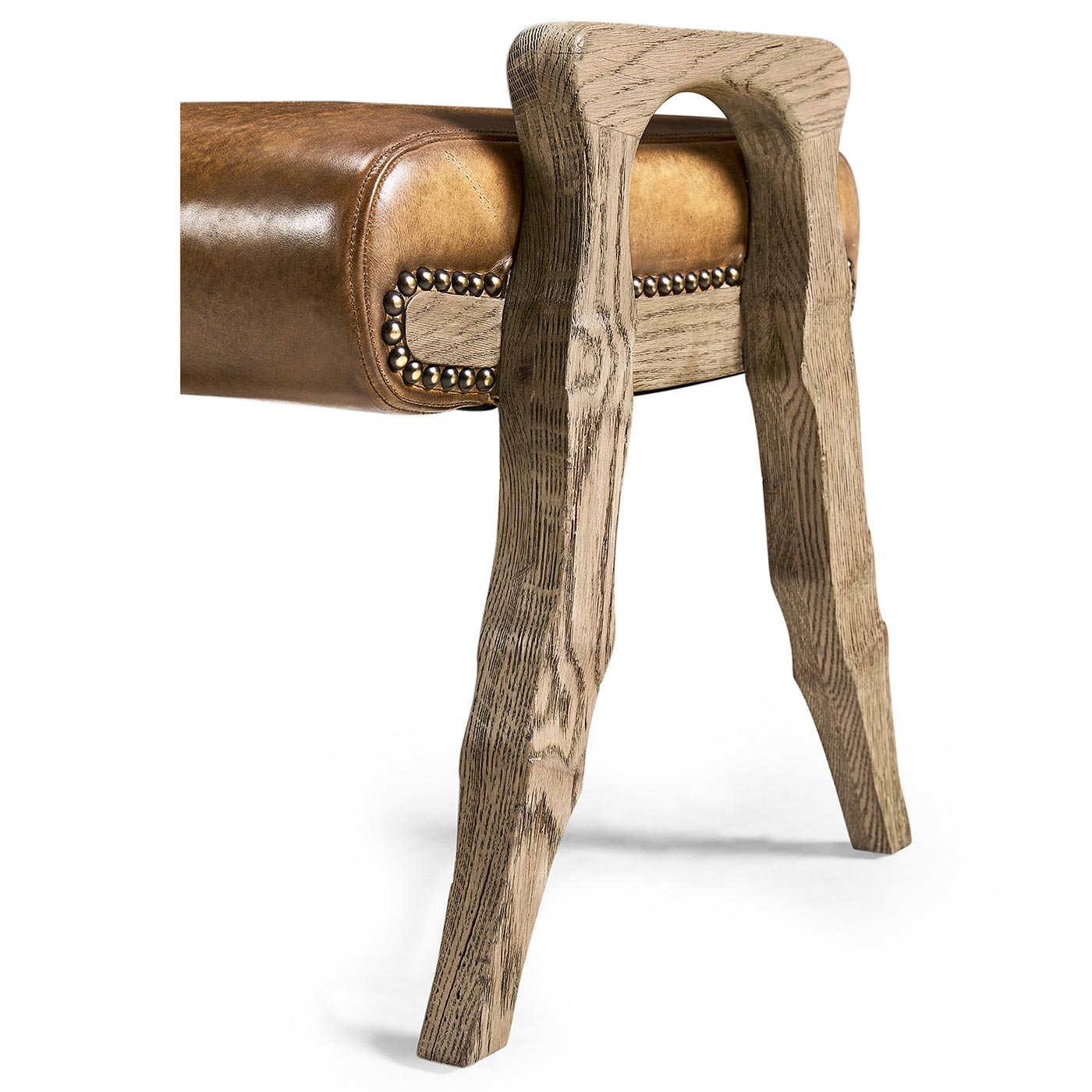 Echo Canyon Leather Footstool