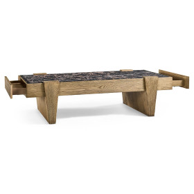 Echo Canyon Marble Rectangular Cocktail Table