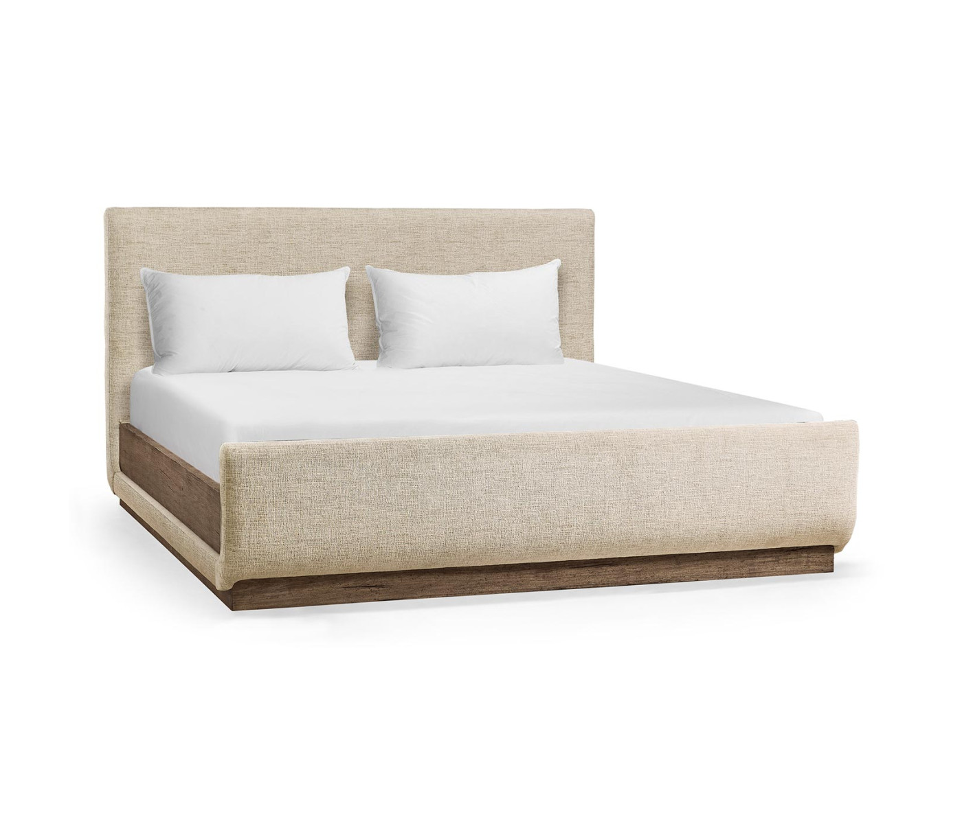 Stone Ridge Upholstered King Bed Dark