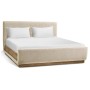 Stone Ridge Upholstered King Bed Light