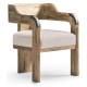 Stone Ridge Upholstered Arm Chair Light