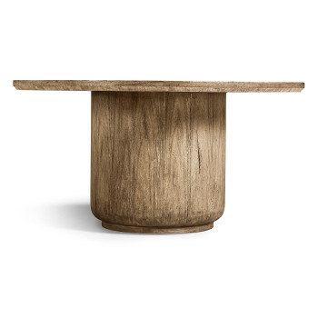 Stone Ridge Round Dining Table Light 60