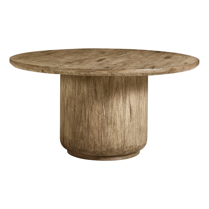 Stone Ridge Round Dining Table Light 60