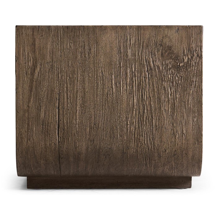 Stone Ridge Marble Side Table Dark