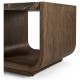 Stone Ridge Marble Side Table Dark