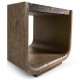 Stone Ridge Marble Side Table Dark