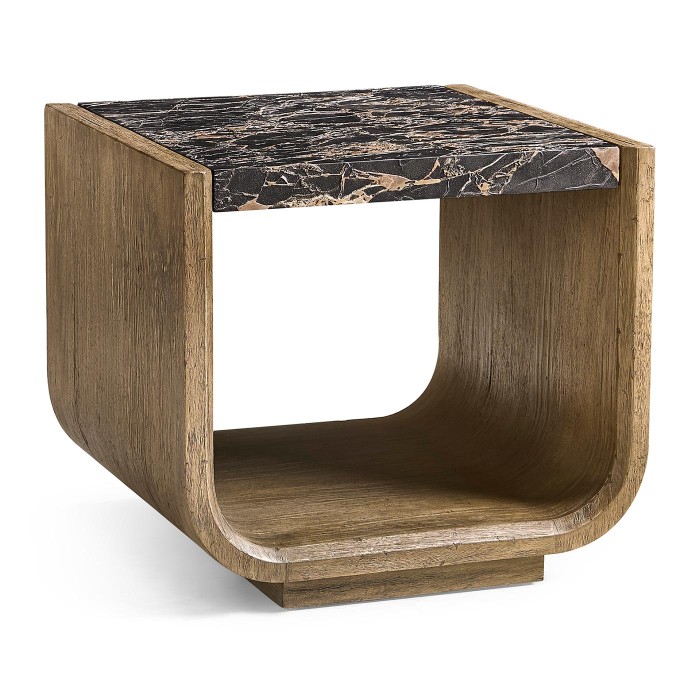 Stone Ridge Marble Side Table Light
