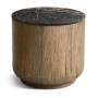 Stone Ridge Marble Round Side Table Light