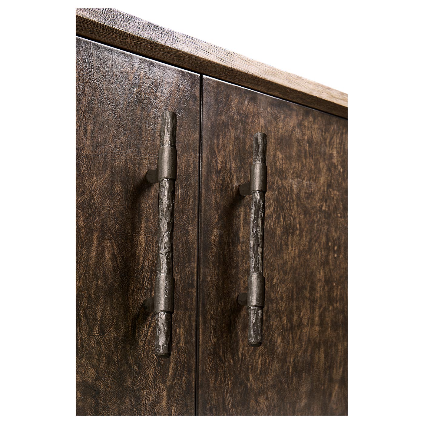 Stone Ridge Leather Credenza Dark