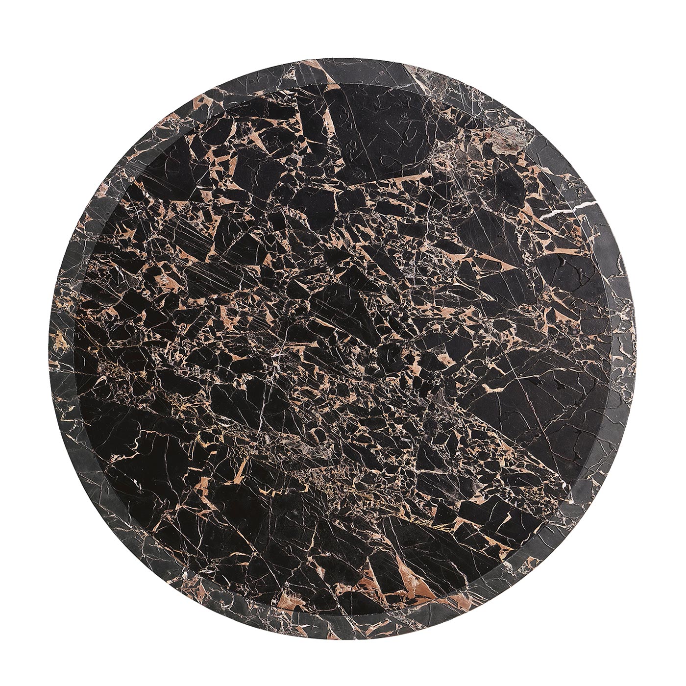 Stone Ridge Round Marble Cocktail Table Dark