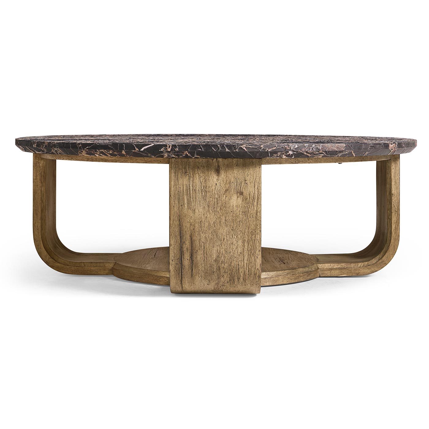 Stone Ridge Round Marble Cocktail Table Light