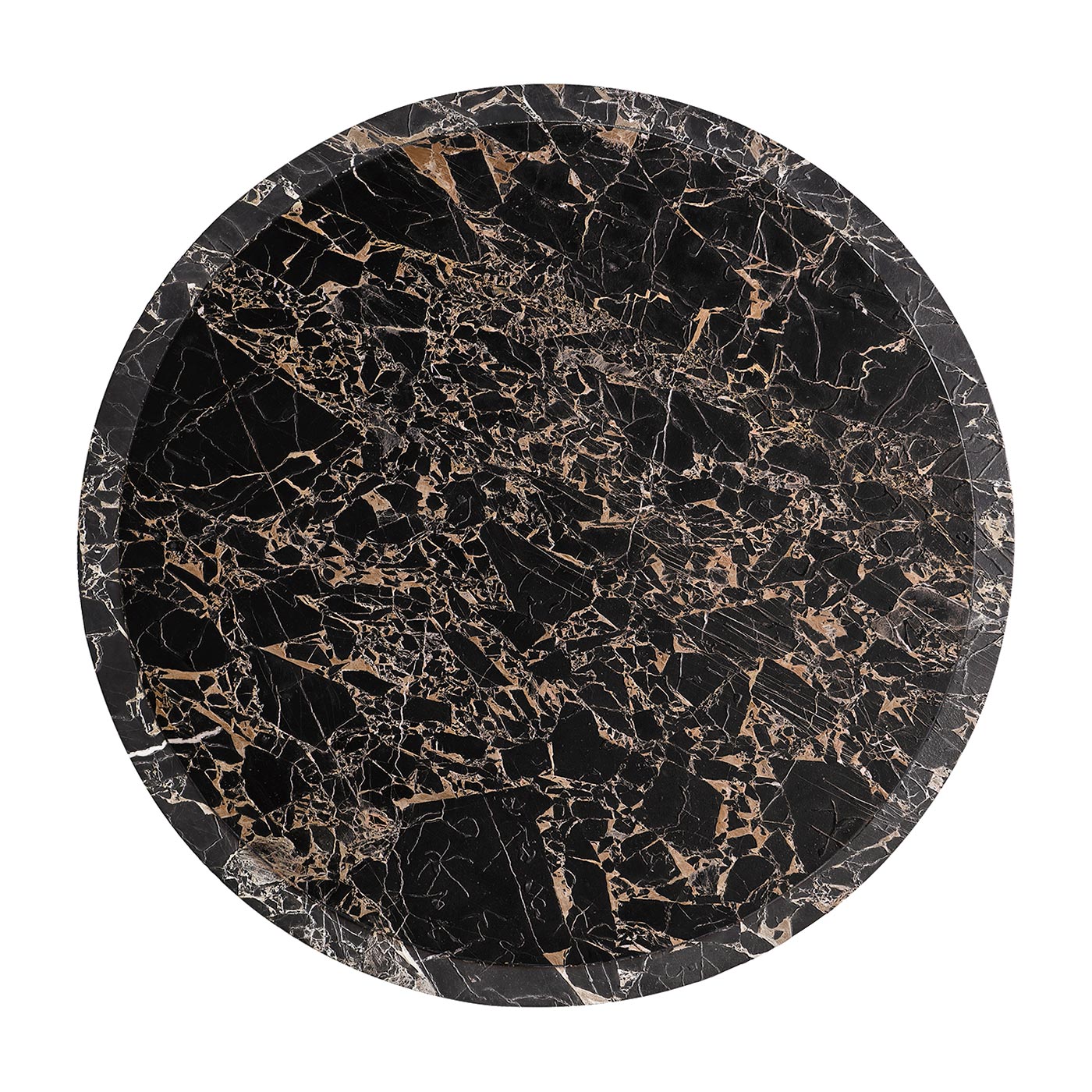 Stone Ridge Round Marble Cocktail Table Light