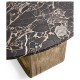 Stone Ridge Round Marble Cocktail Table Light