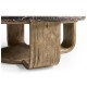 Stone Ridge Round Marble Cocktail Table Light