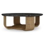 Stone Ridge Round Marble Cocktail Table Light