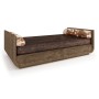 Stone Ridge Leather & Hide Daybed Dark