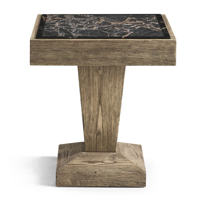 Echo Canyon Square Marble Side Table