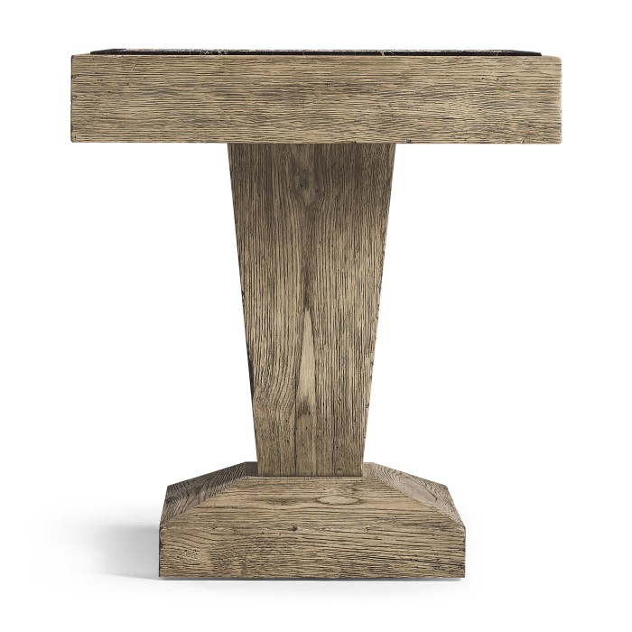 Echo Canyon Square Marble Side Table