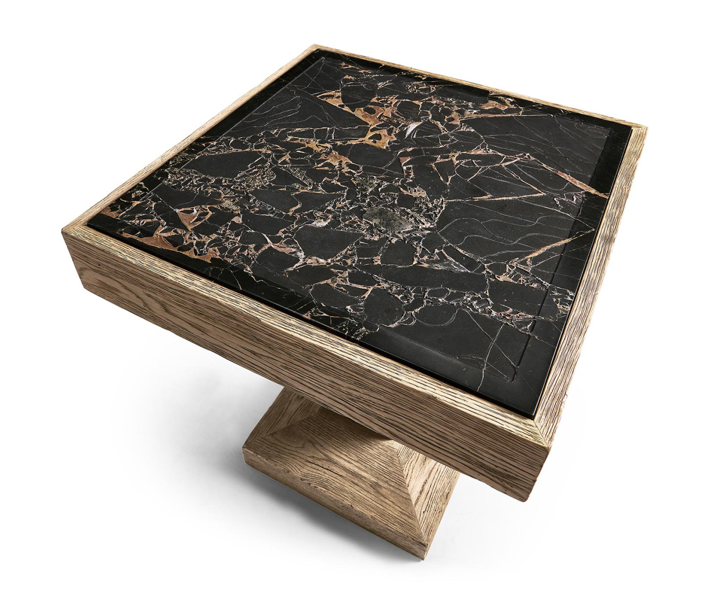 Echo Canyon Square Marble Side Table