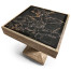 Echo Canyon Square Marble Side Table