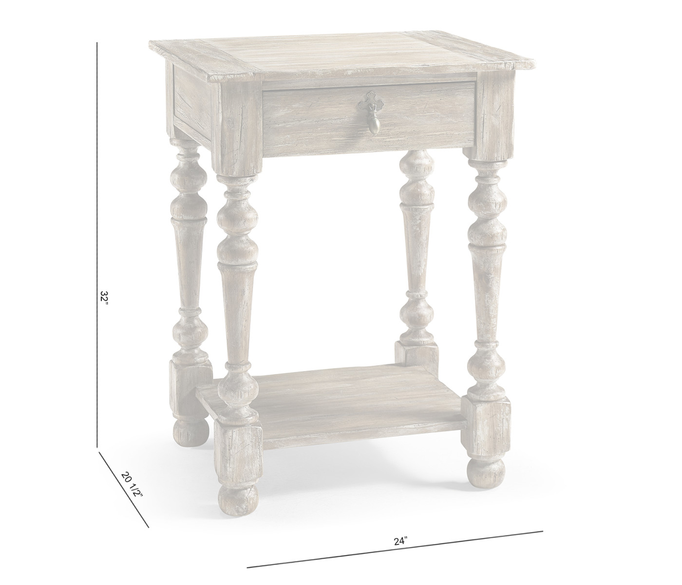 Caldera Narrow Nightstand