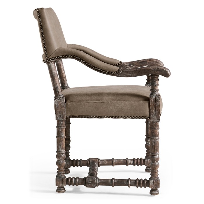 Caldera Oscura Leather Arm Chair