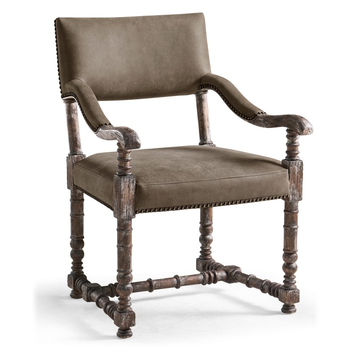 Caldera Oscura Leather Arm Chair