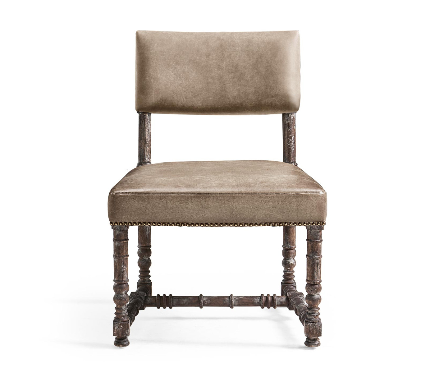 Caldera Oscura Leather Side Chair