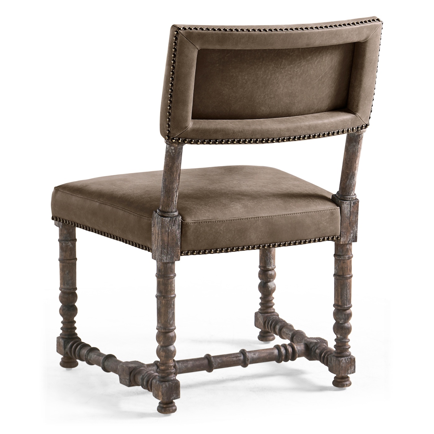 Caldera Oscura Leather Side Chair