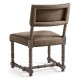 Caldera Oscura Leather Side Chair