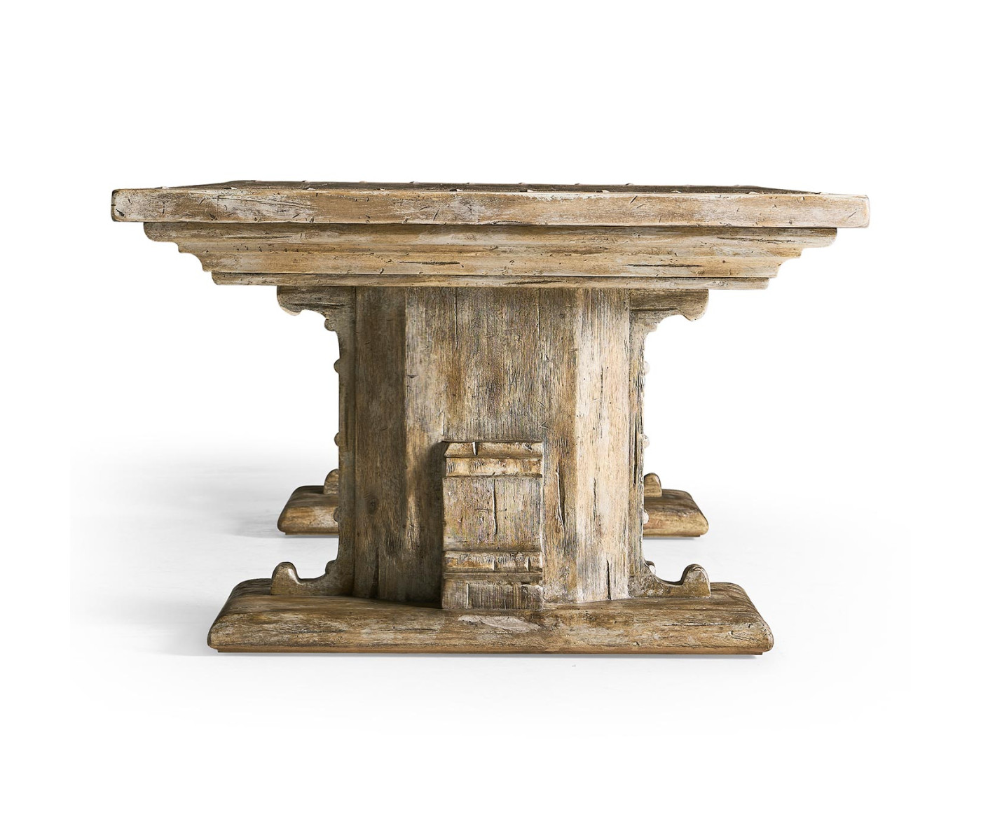 Caldera Pedestal-Base Cocktail Table