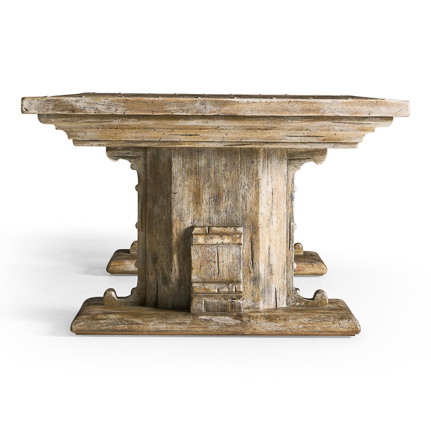 Caldera Pedestal-Base Cocktail Table