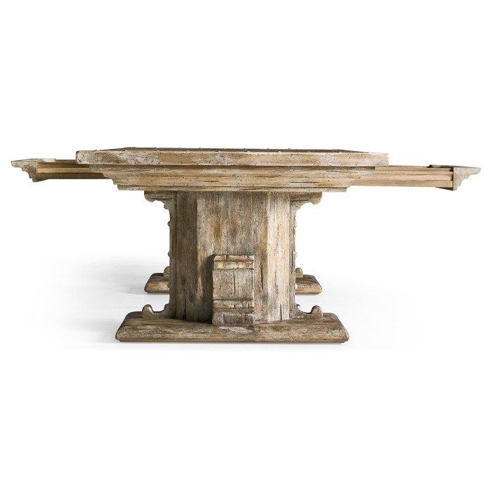Caldera Pedestal-Base Cocktail Table