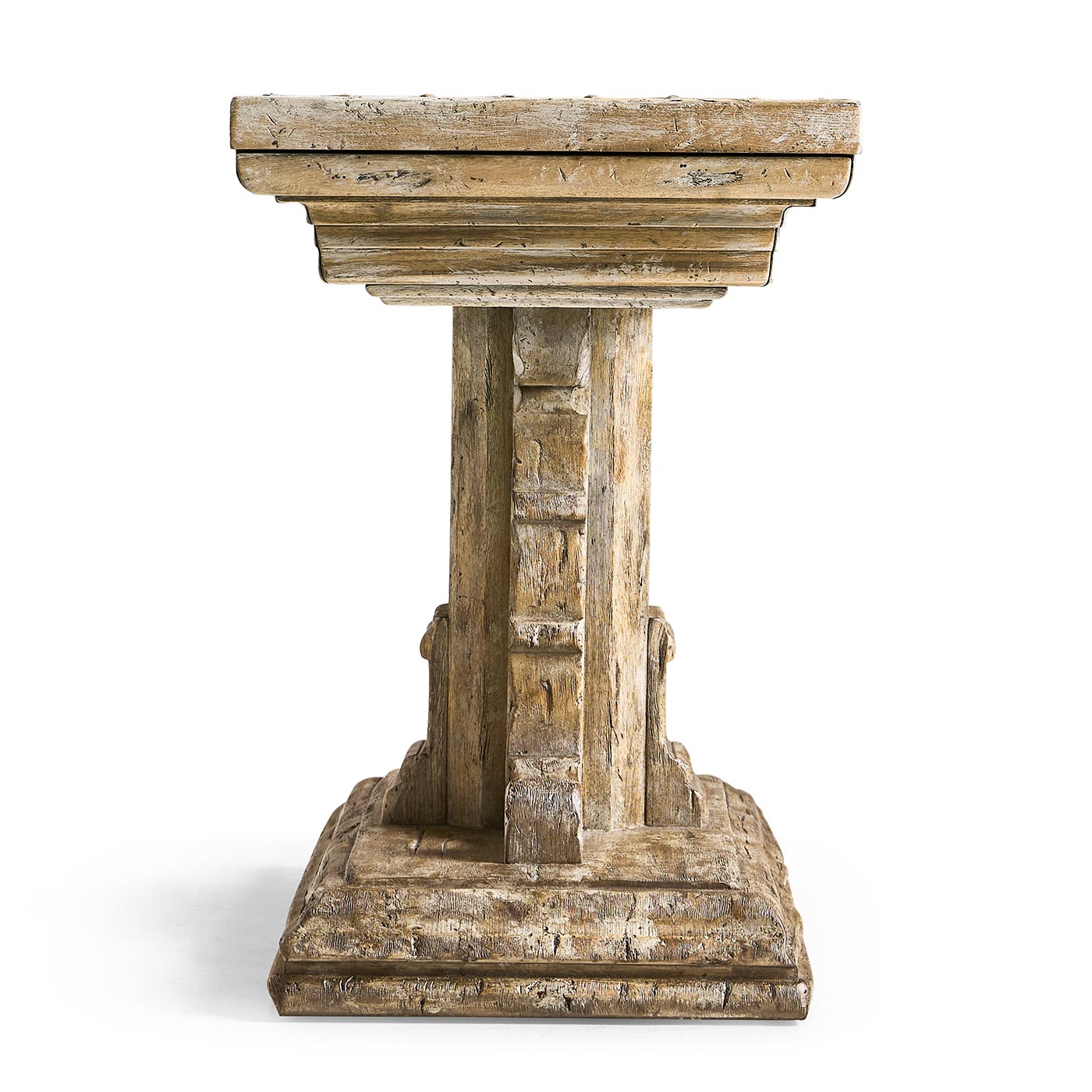 Caldera Pedestal-Base Side Table