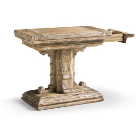 Caldera Pedestal-Base Side Table
