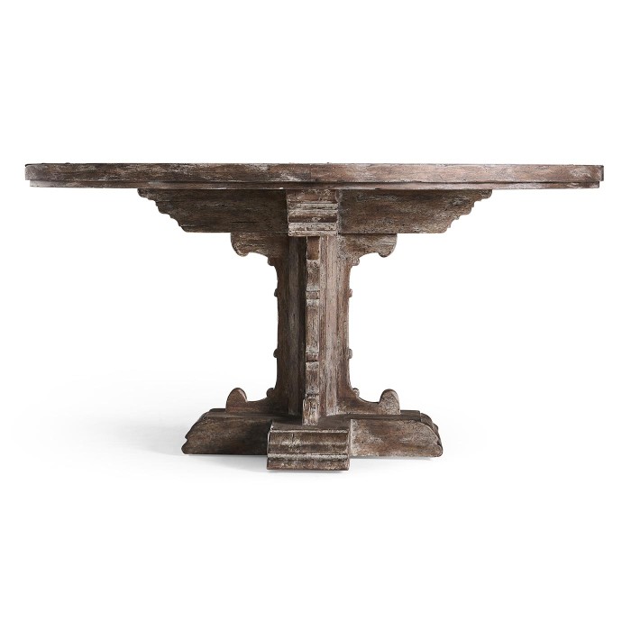 Caldera Oscura Round Dining Table 60