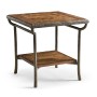 Forge Iron Square End Table