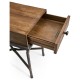 Forge Iron Storage Side Table