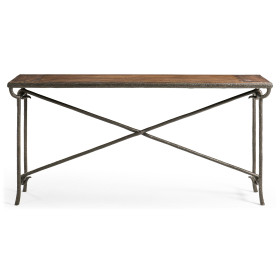 Forge Iron Console Table