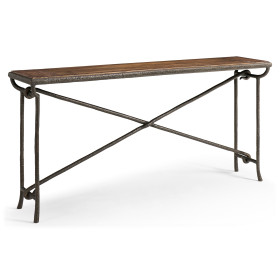 Forge Iron Console Table