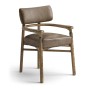 Stone Ridge Leather Dining Arm Chair
