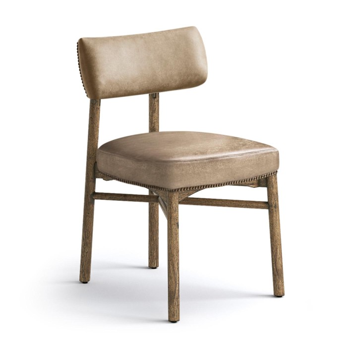 Stone Ridge Leather Dining Side Chair
