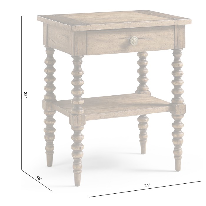 Tamarisk Narrow Nightstand
