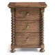 Tamarisk 3 Drawer Narrow Nightstand