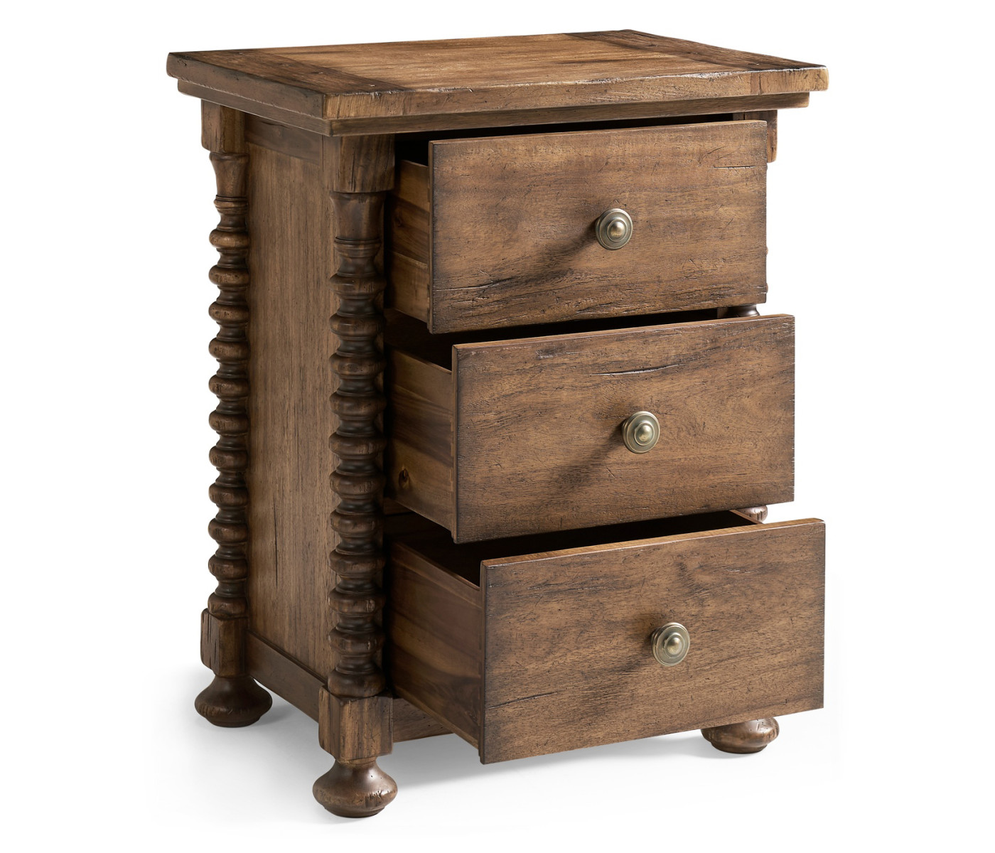 Tamarisk 3 Drawer Narrow Nightstand