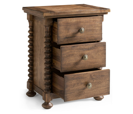 Tamarisk 3 Drawer Narrow Nightstand